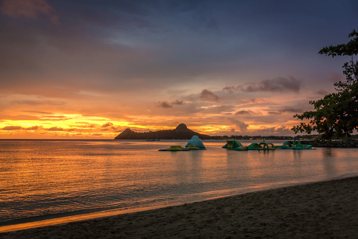 Beautiful St Lucia Sunset