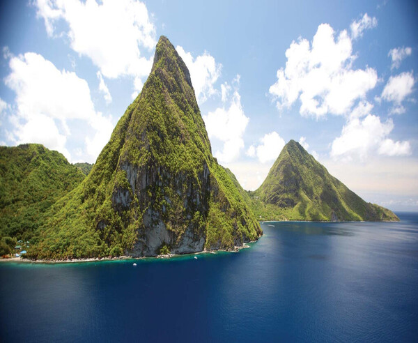 Pitons St Lucia By Air